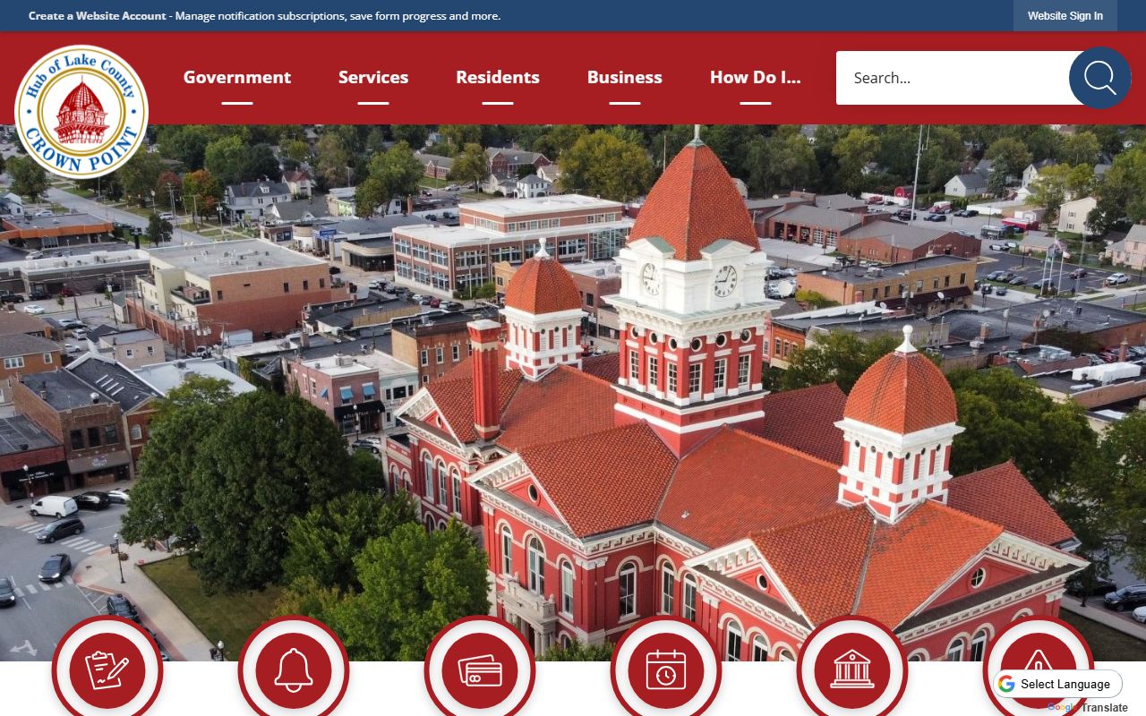 Crown Point Indiana family court records