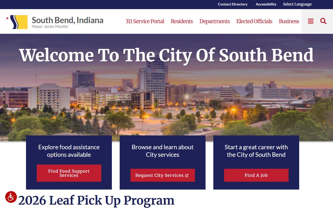 South Bend Indiana city resources for family court records