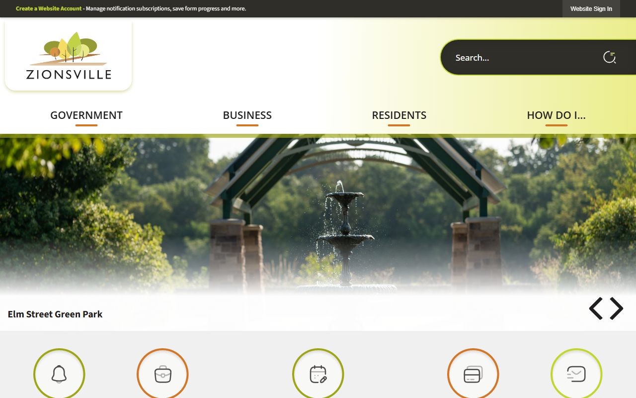Zionsville Indiana town resources for Zionsville family court records